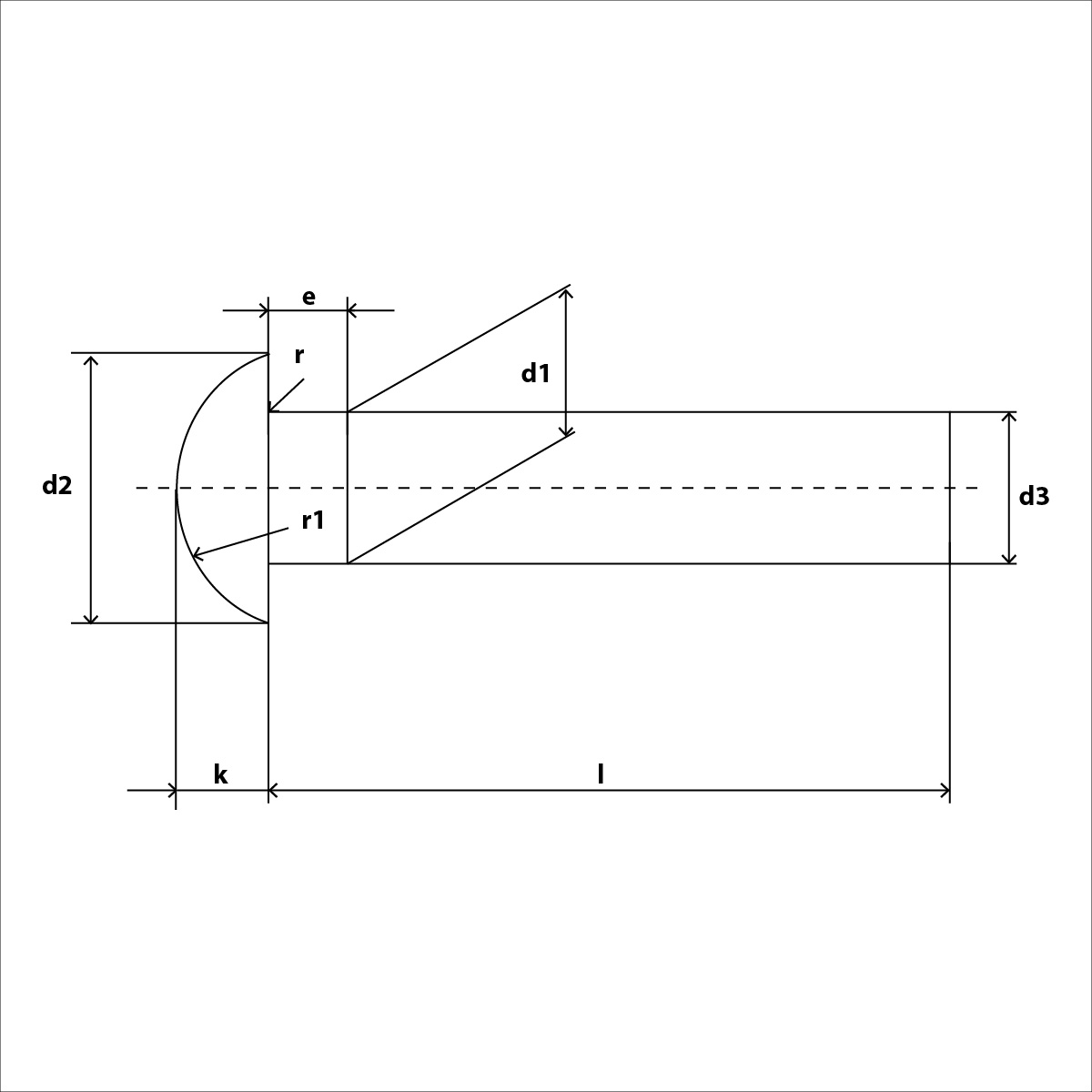 DIN 674 Skizze