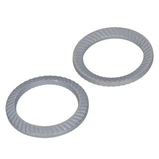 SCHNORR-Sperrzahnscheiben Form VS Federstahl mechanisch verzinkt VS 12x18x1,5 100 Stück