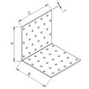 Lochplattenwinkel Gutzeit 60x60x40x2 1 Stück