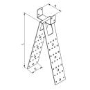 Firstlattenhalter Universal Gutzeit 40x170x1,5 50 Stück