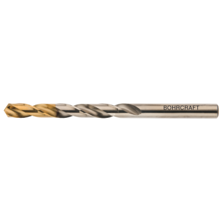 Bohrcraft Profi-Plus Spiralbohrer DIN 338 HSS-G TiN-Point Typ N-TP 8,6x125/81mm 5 Stück