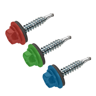 Bohrschrauben END Scheibe Edelstahl A2 E-X BOHR 2 14 4,8x16 100 Stück