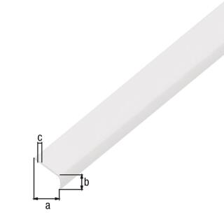 Abschlussprofil GAH selbstklebend Kunststoff weiß 19x7x1/1m 1 Stück