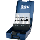 Bohrcraft Industrie-Kunststoffbox dunkelblau STB 3-K leer für 3 HSS-Stufenbohrer 4-12/4-20/6-30