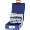 Bohrcraft Industrie-Kunststoffbox grau EGB 15-K leer für 15 EGB DIN 352 + DIN 338 + Windeisen