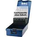 Bohrcraft Industrie-Kunststoffbox dunkelblau G 12-K leer für 21 HSS-Handgewindebohrer DIN 352