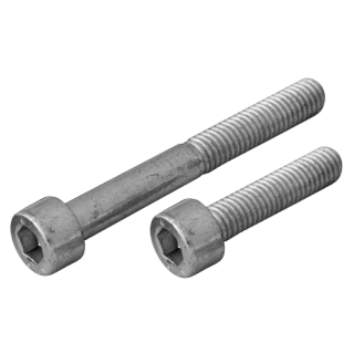 ISO 4762 Zylinderschrauben Innensechskant Stahl 8.8 verzinkt Teilgewinde  M 6x25 500 Stück
