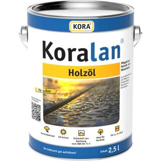 Koralan Holzöl Garapa 10 l Eimer