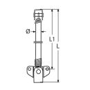 Lukenfederhalter Edelstahl A2 235mm 1 Stück