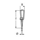 Knotenkette Edelstahl A4 2,2mm 30 Meter