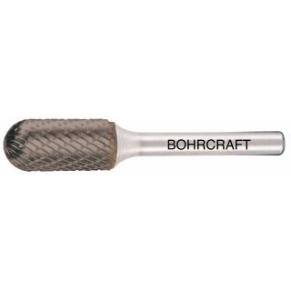 Bohrcraft HM-Frässtift Form C Walzenrund TiALN 8x64mm Schaft 6mm 1 Stück