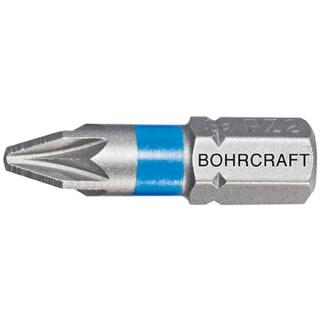 Bohrcraft Bits Pozidriv 1/4Zoll Blau PZ1x25mm 10 Stück