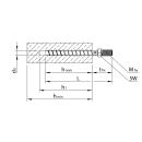 HECO MULTI-MONTI-plus Stockanker 10x85 Sechskantkopf SW-13 metrisches Anschlussgewinde Stahl verzinkt 25 Stück