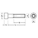 DIN 912 Zylinderschrauben Innensechskant Stahl 8.8 verzinkt M 12x80 5 Stück