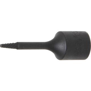 Spiral-Profil-Steckschlüssel-Einsatz / Schraubenausdreher Antrieb Innenvierkant 10 mm (3/8 Zoll)