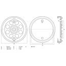 Gummiteller, für Hebebühnen, Ø 120 mm