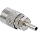 Druckluft-Schnellkupplung mit 6 mm Schlauchanschluss, USA...
