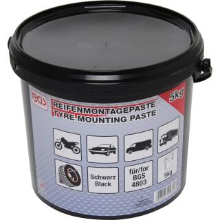 Reifenmontagepaste, schwarz, 5 kg