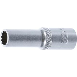 Steckschlüssel-Einsatz Zwölfkant tief Antrieb Innenvierkant 12,5 mm (1/2 Zoll)