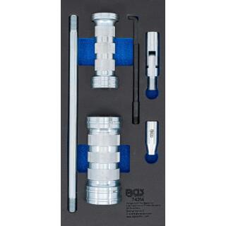 Werkstattwageneinlage 1/3: Injektoren-Auszieher-Satz, für LKW