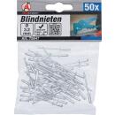 Blindnieten-Sortiment 50-tlg.