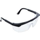 Schutzbrille mit verstellbarem Bügel, transparent