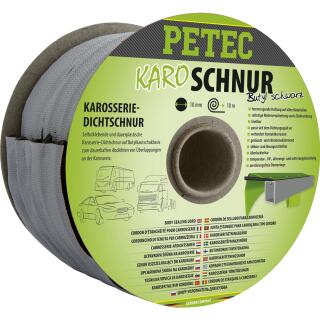 Karo - Schnur Karosseriedichtschnur Buthyl Rund Schwarz 10 mm x 10 m